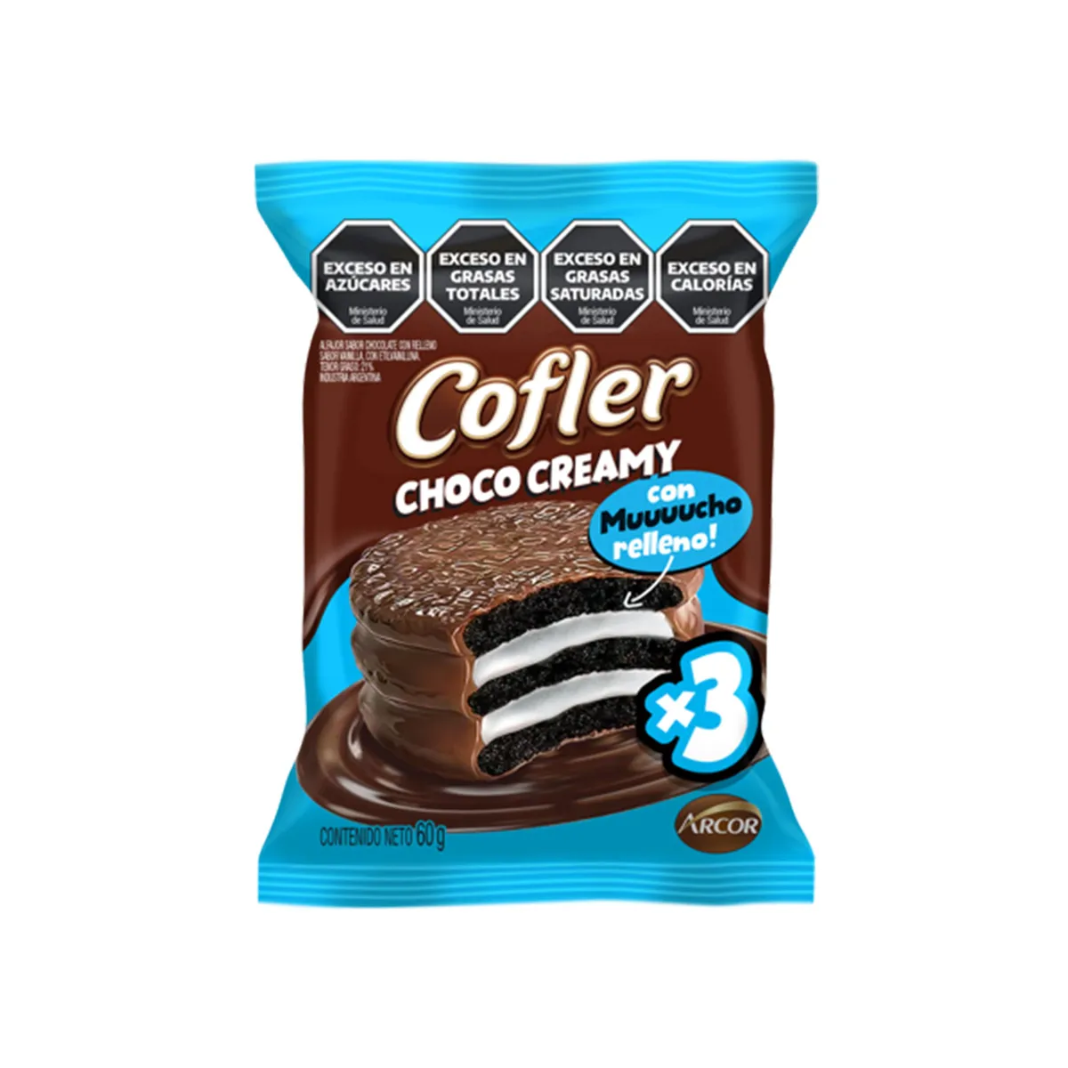 Alfajor Cofler choco creamy 60 grs