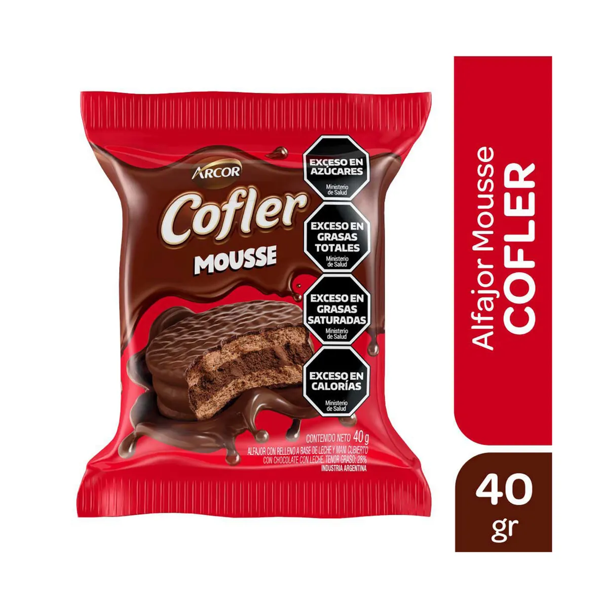 Alfajor mousse Cofler 40 g.