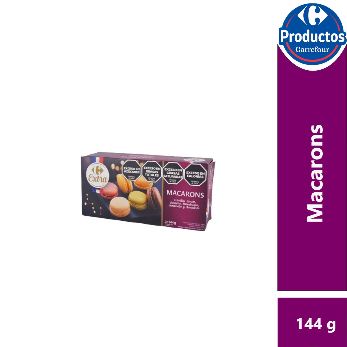 Macarrones surtidos Carrefour Extra 144 grs