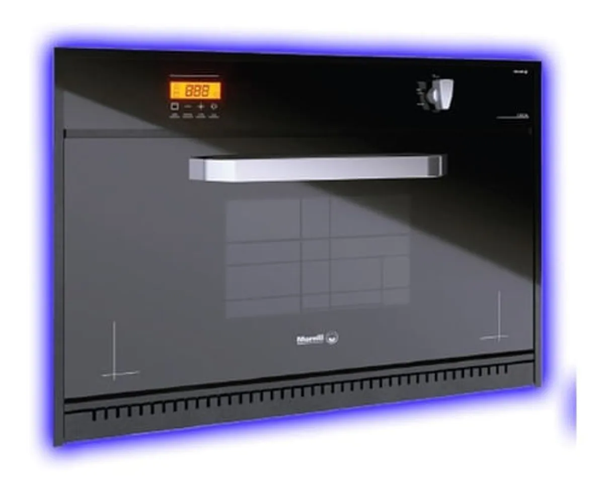 Horno Para Empotrable Morelli 201209 Frente Vidriado Negro