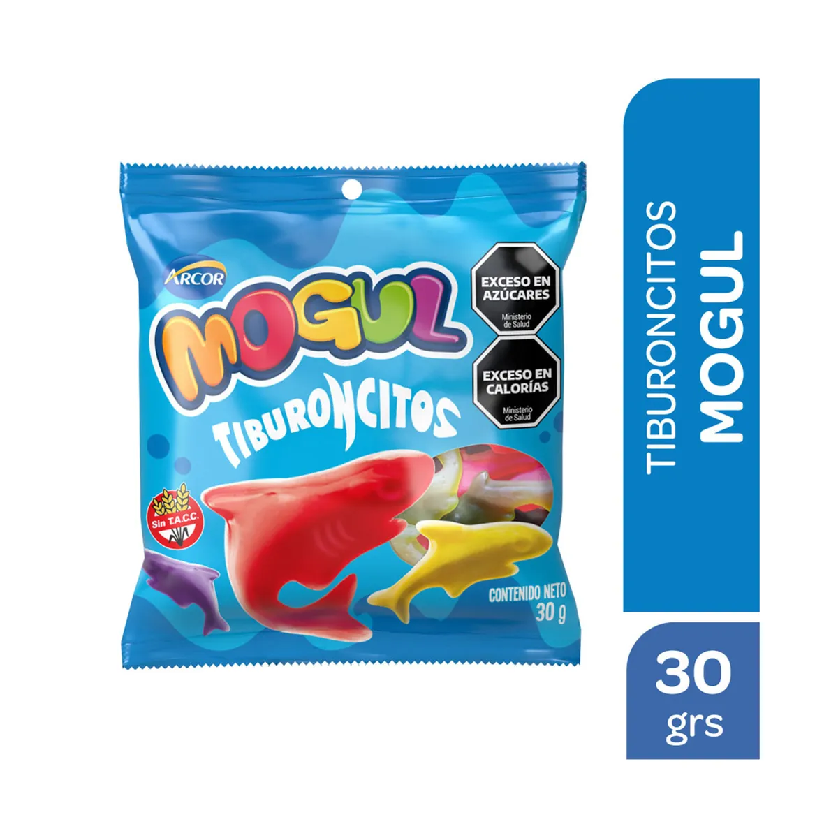 Gomitas Mogul tiburón 30 g.