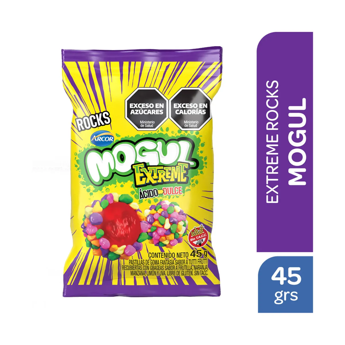 Caramelo extreme rocks Mogul 45 g.
