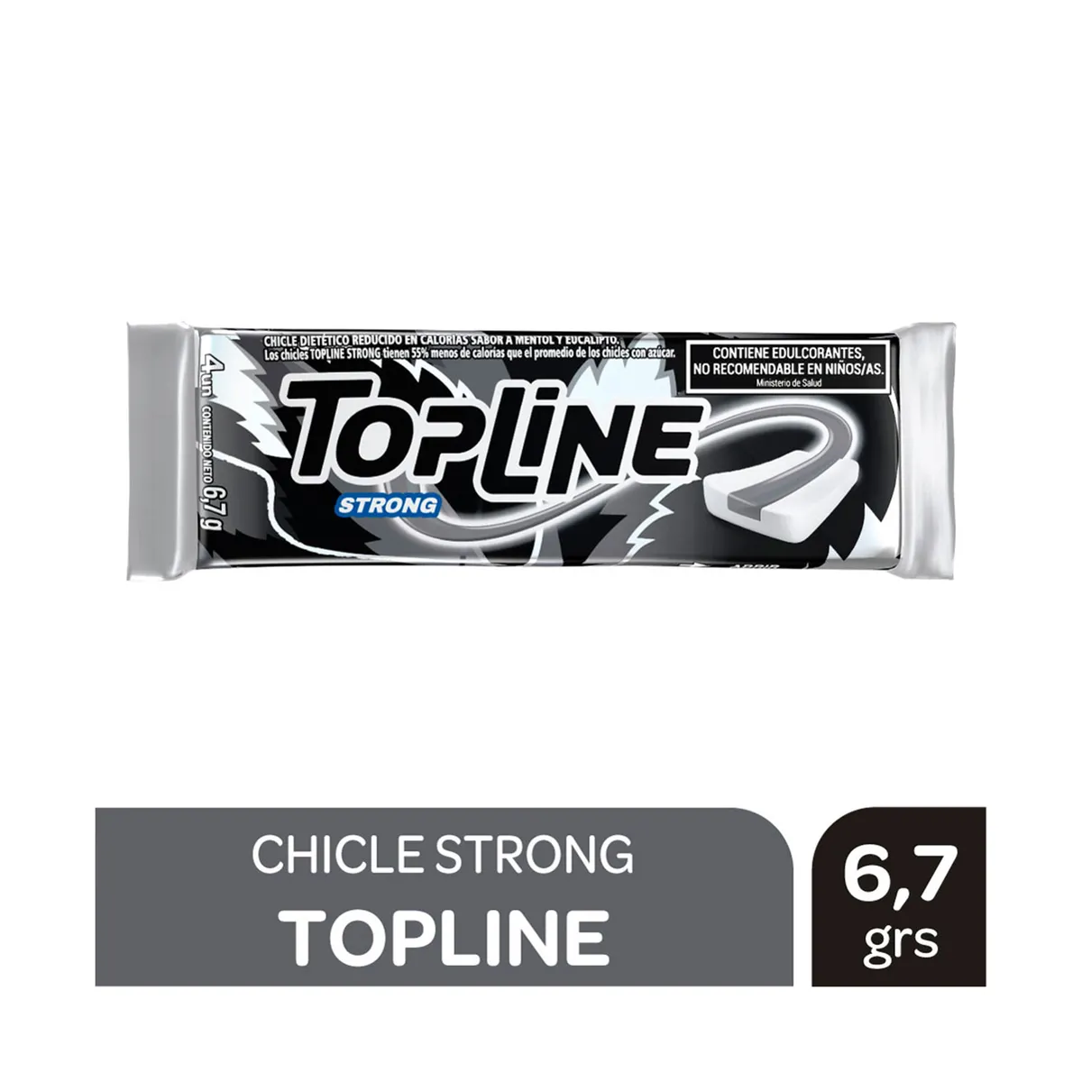 Chicles Topline strong tableta 6.7 g.
