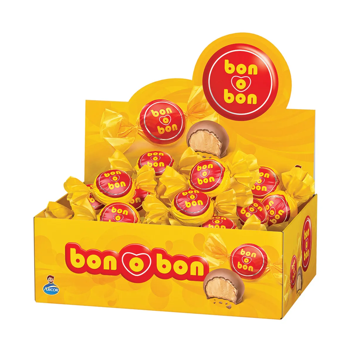 Bombón Bon O Bon chocolate con leche 15 g.
