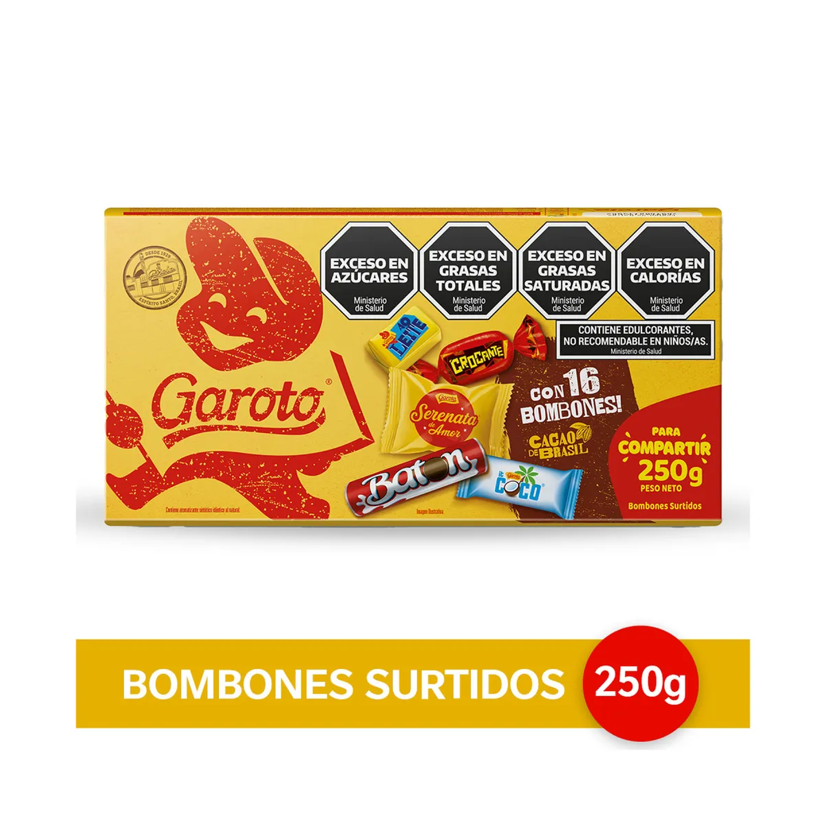 Garoto bombones surtidos caja 250 grs