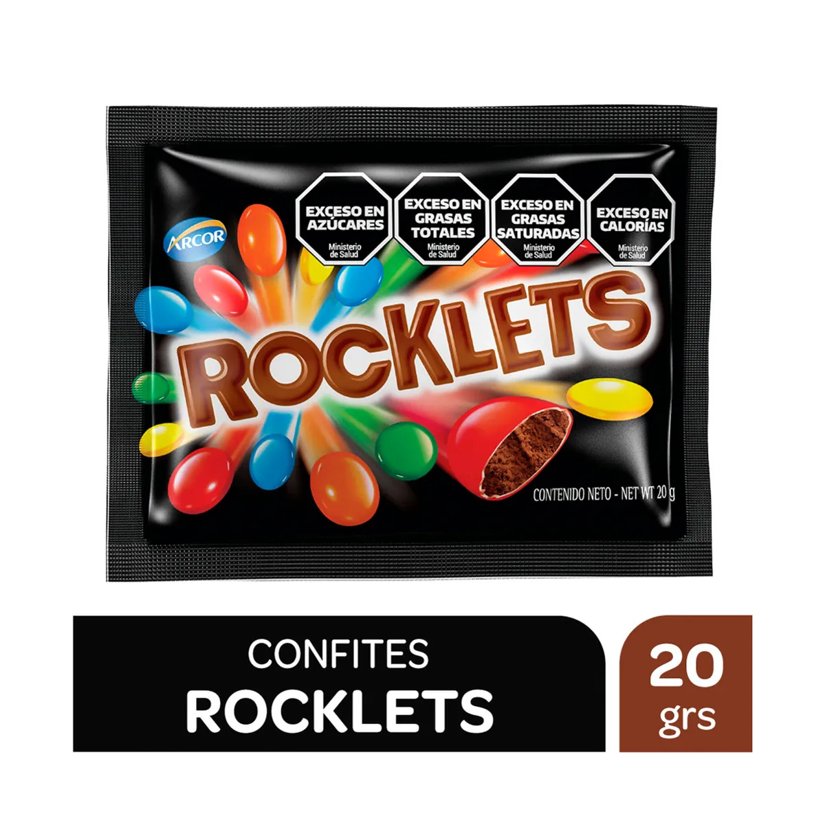 Confites Rocklets 20 g.