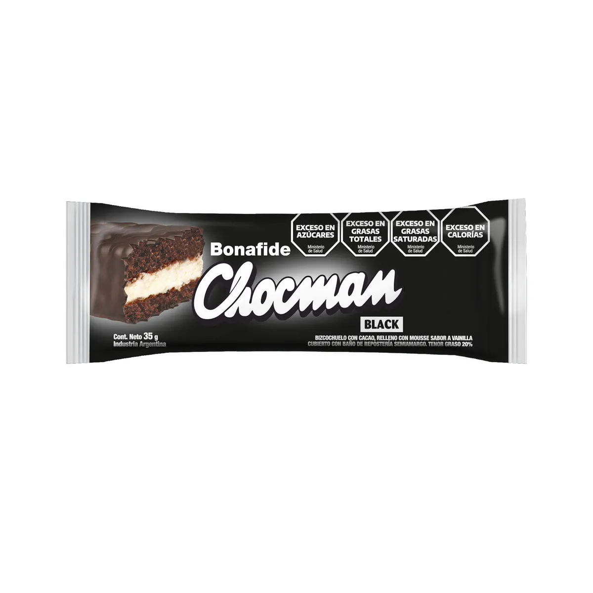 Bizcochuelo black Chocman 35 grs