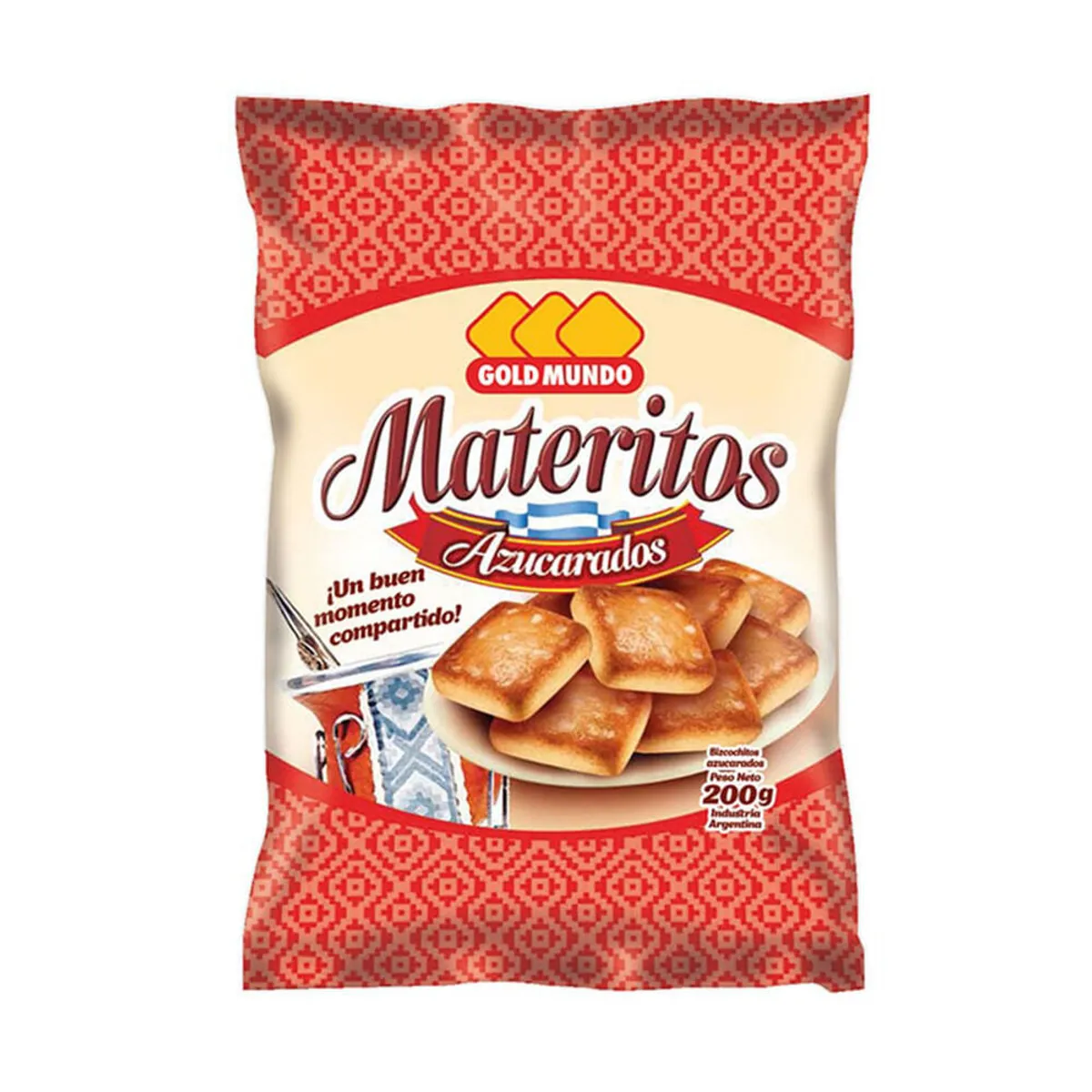 Bizcochos azucarados Gold Mundo materitos 200 g.