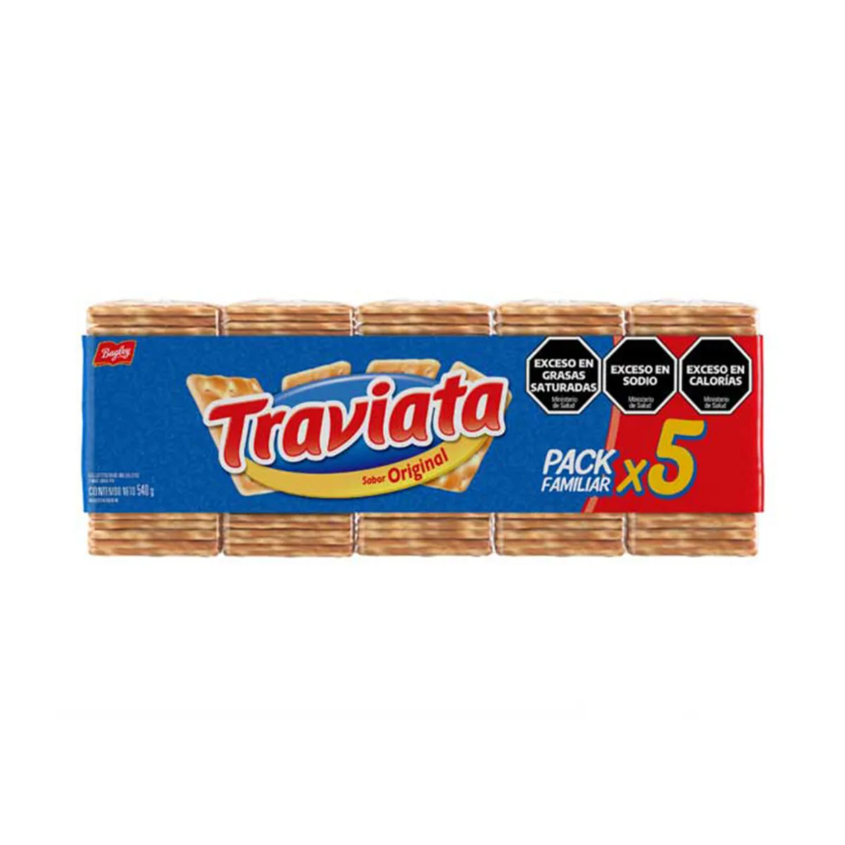 Galletitas clásicas Traviata x5 108 g.