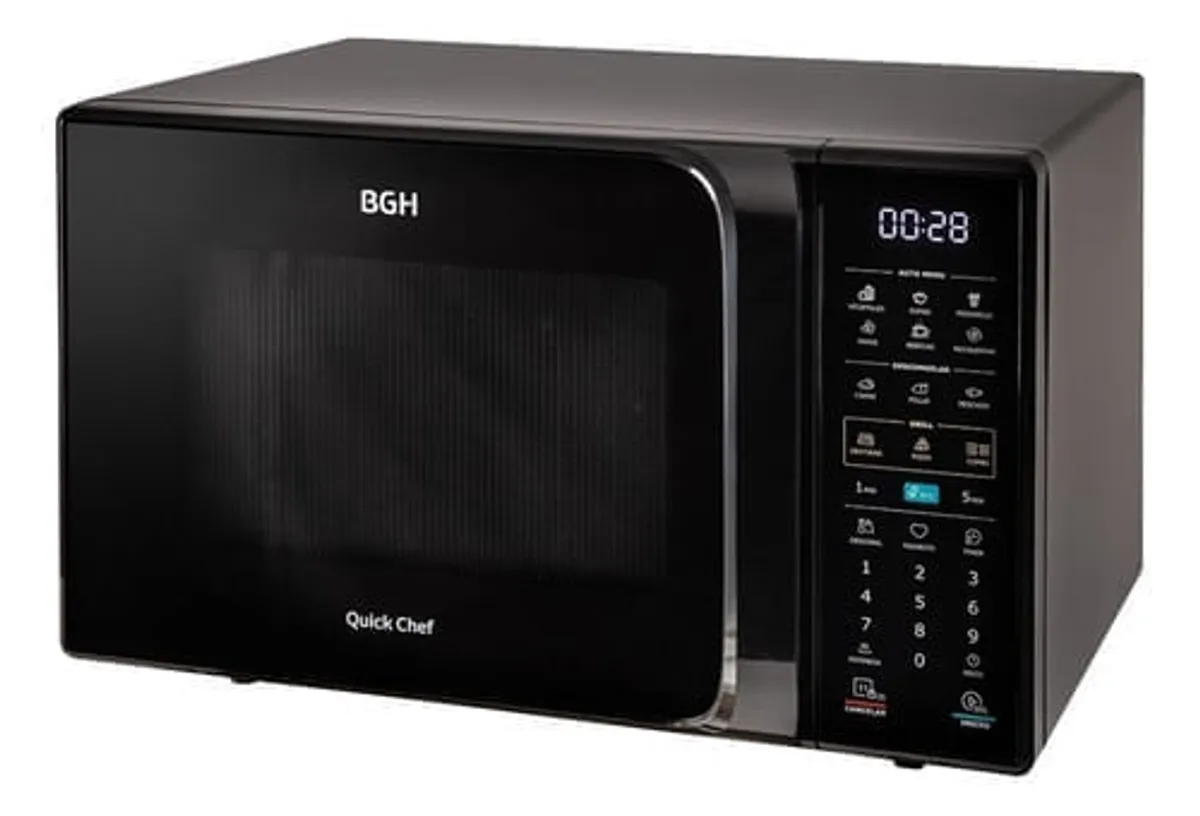 Microondas Grill Bgh B228dn20 Negro 28l 220v