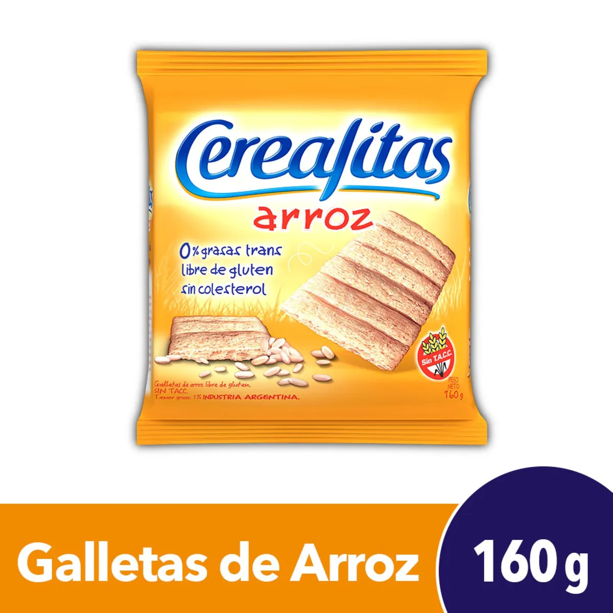 Galletas de arroz Cerealitas 160 g.