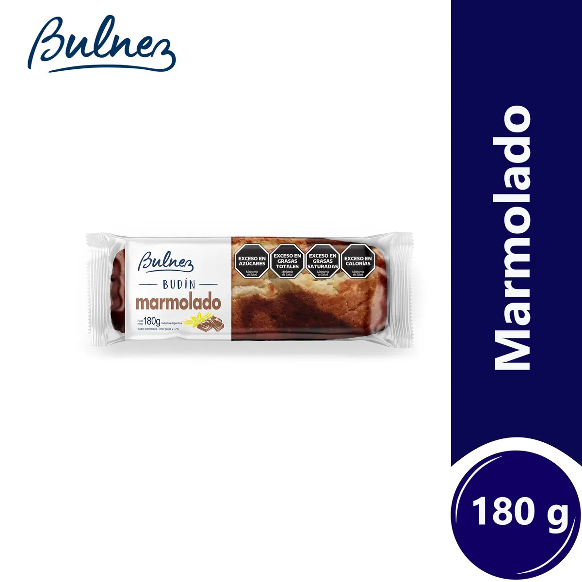 Budín marmolado Bulnez 180 g.
