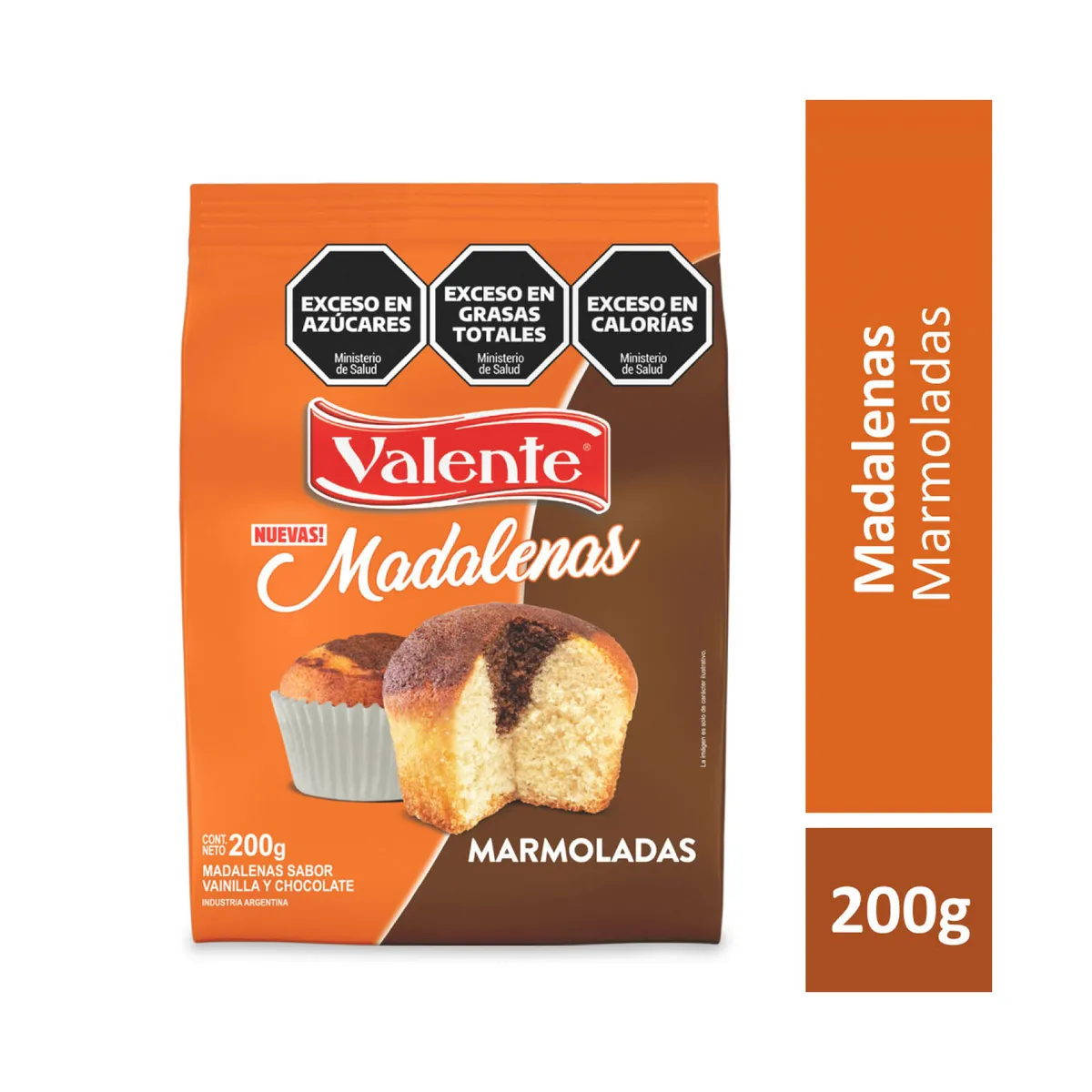 Madalenas marmoladas Valente 200 grs