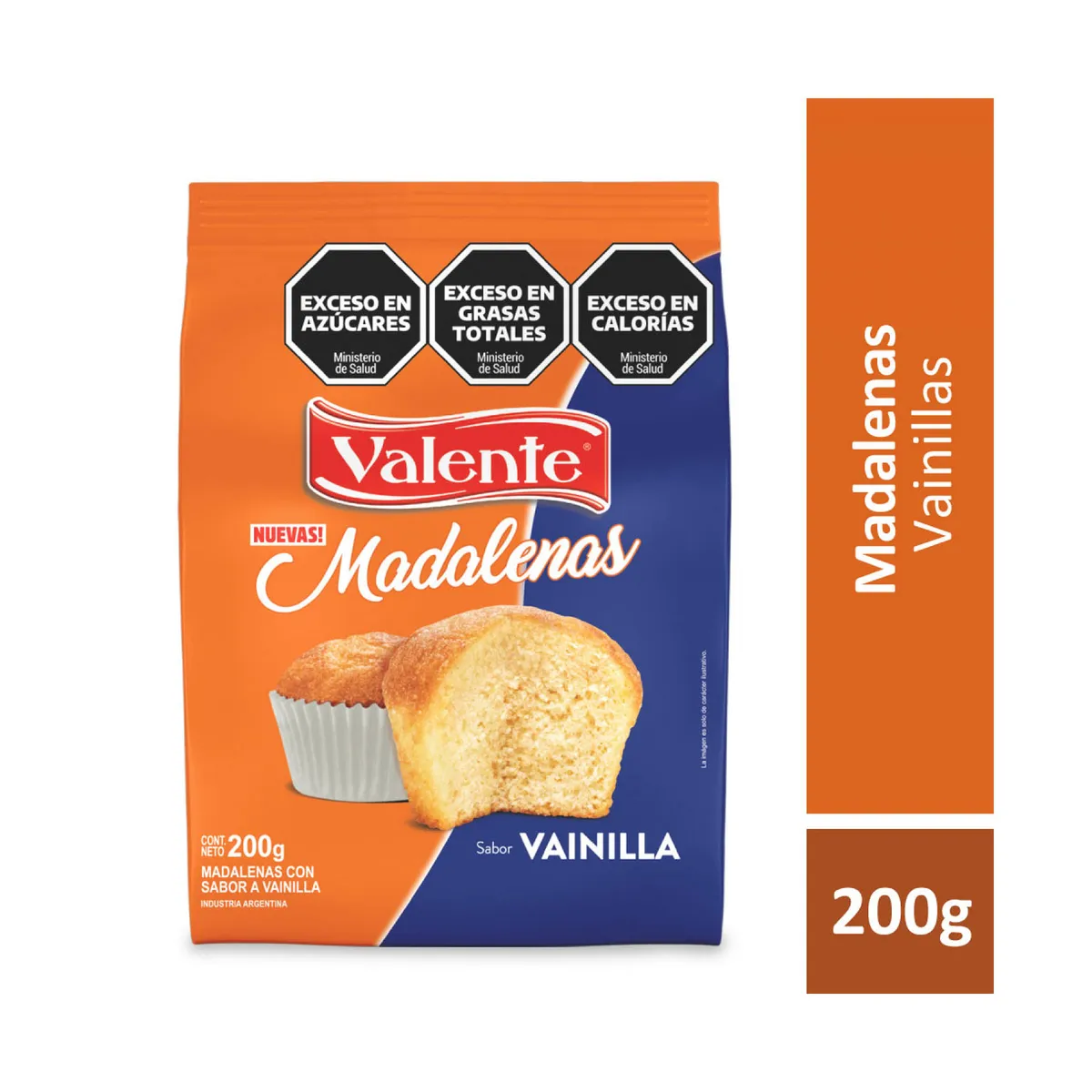 Madalenas vainilla Valente 200 grs