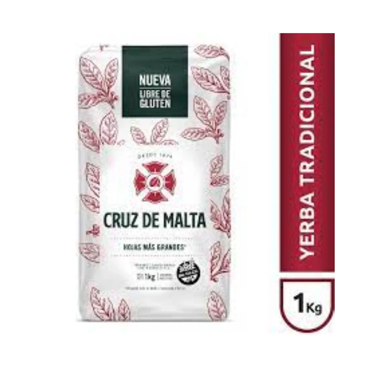 Yerba mate Cruz de Malta con palo sin TACC 1 kg.