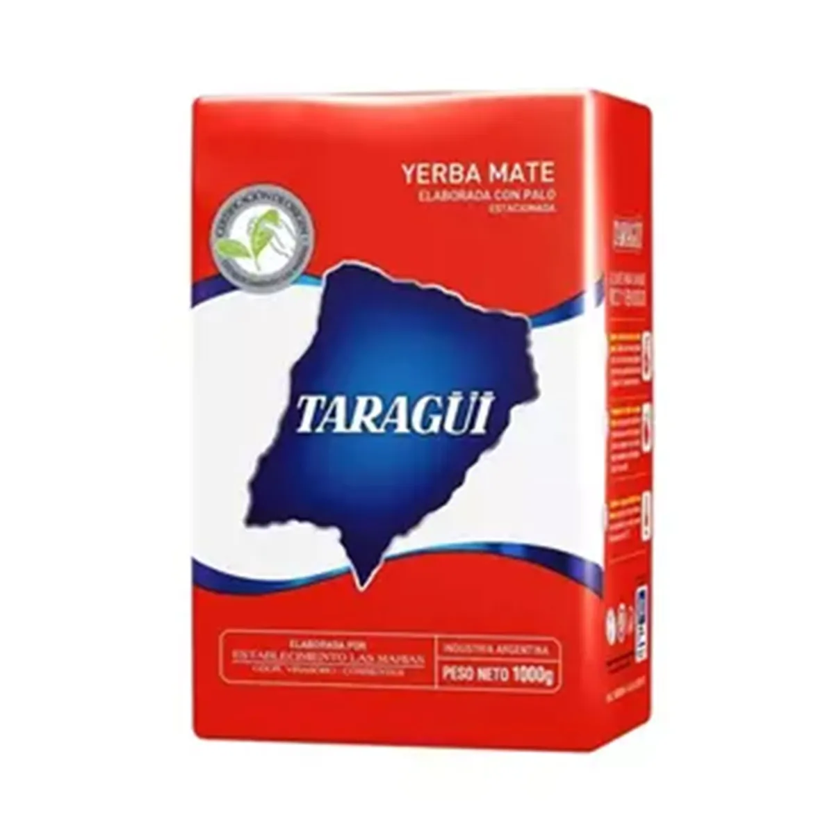 Yerba mate Taragüi con palo origen controlado 1 kg.