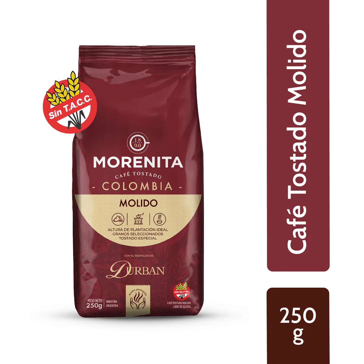 Café tostado molido Morenita 250 grs