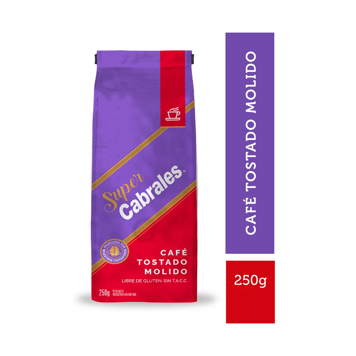 Café molido Cabrales tostado super 250 g.