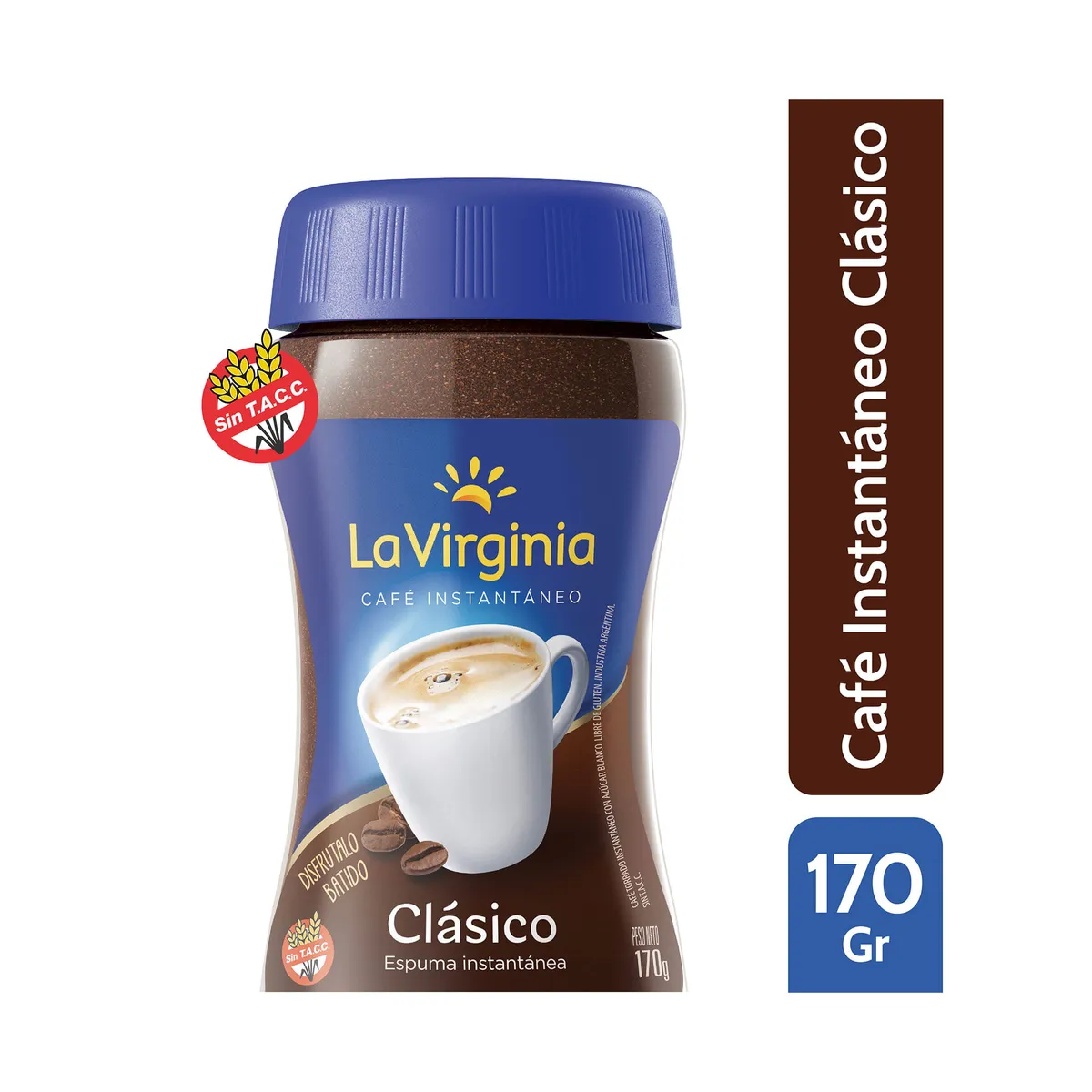 Café instantáneo La Virginia especial clásico 170 g.