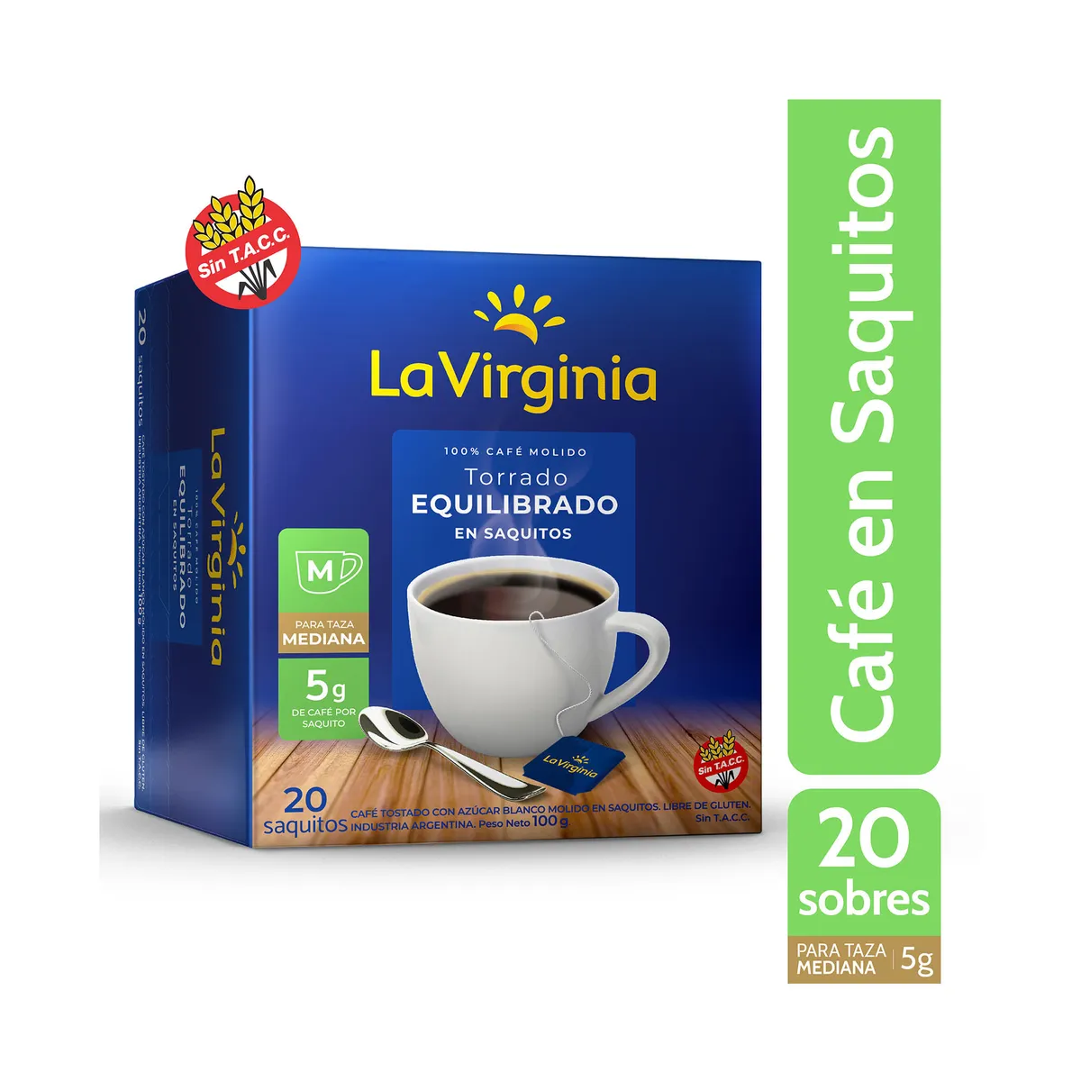 Café en saquitos La Virginia caja x 20 uni