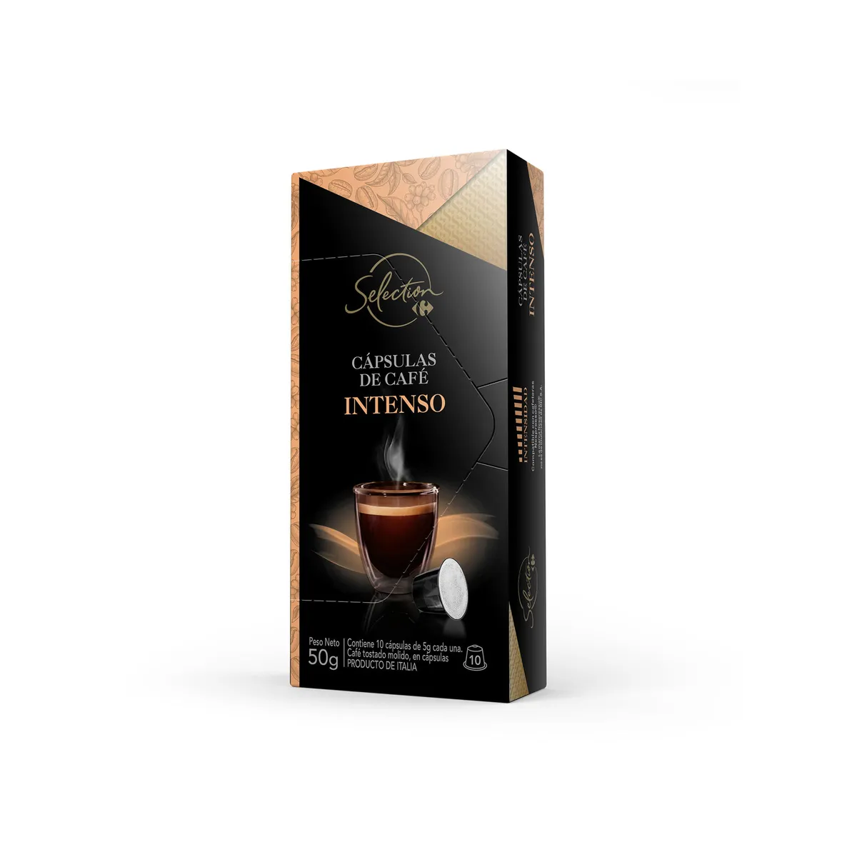 Cápsulas de café Carrefour Selection intenso x 10 uni