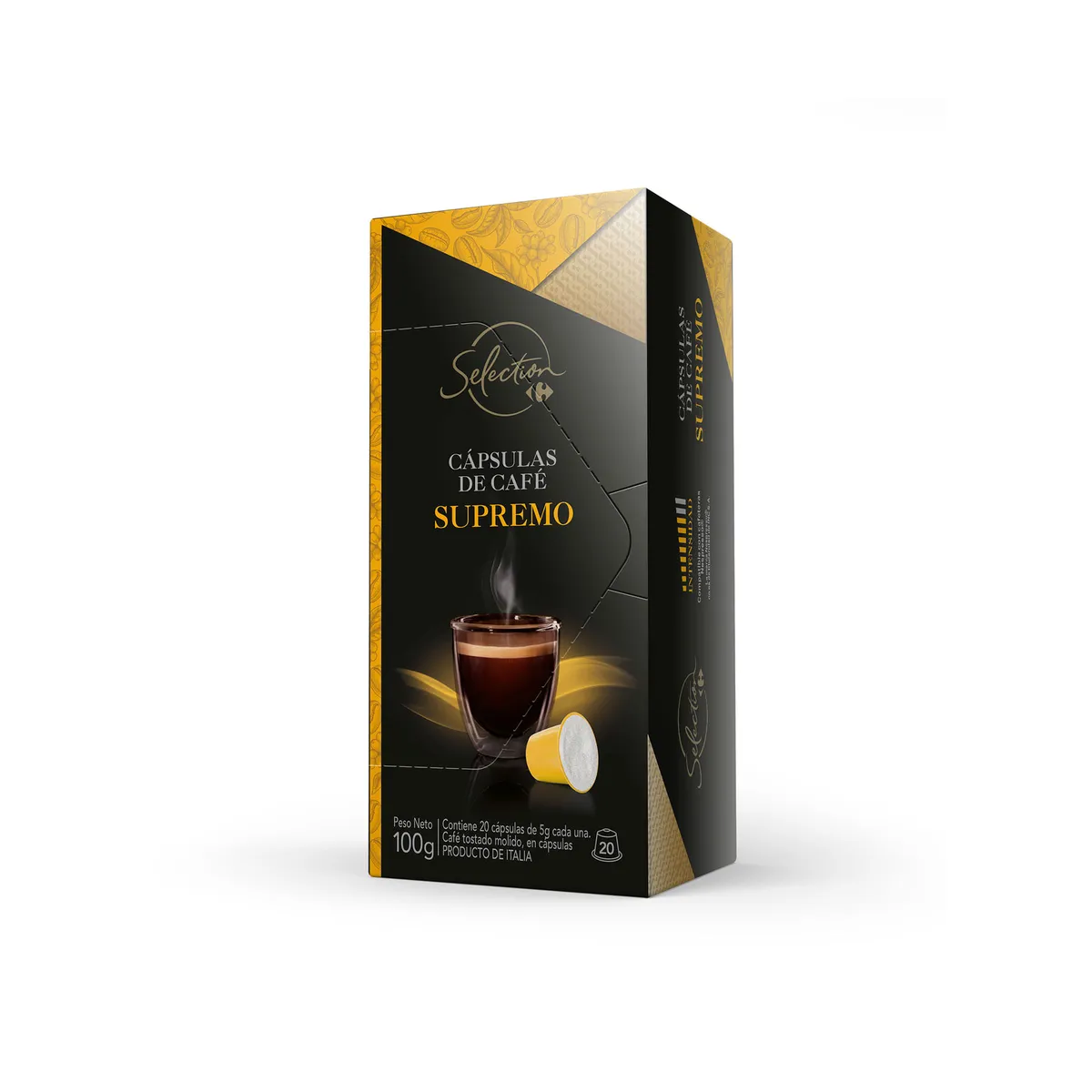 Cápsulas de café Carrefour Selection supremo x 20 uni