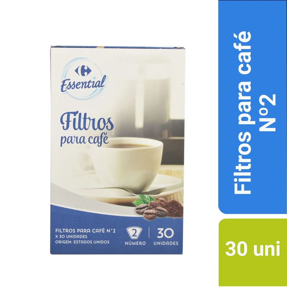 Filtro de café Essential Nº 2 x 30 uni