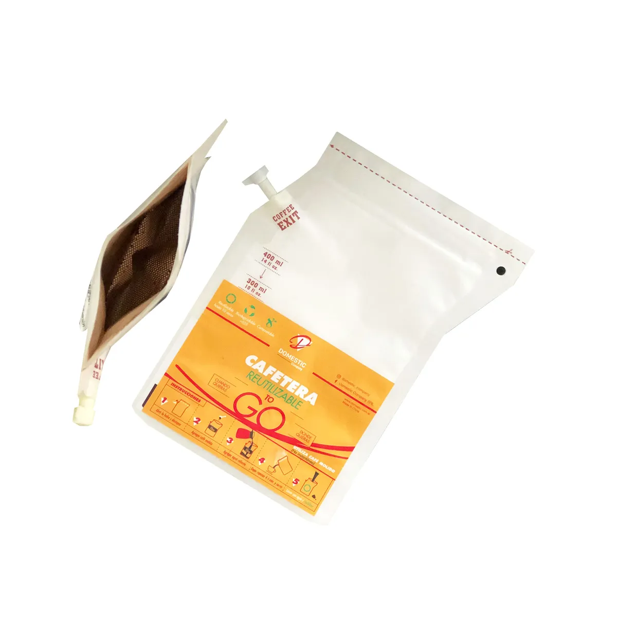 Cafetera To Go en bolsa reutilizable 400ml