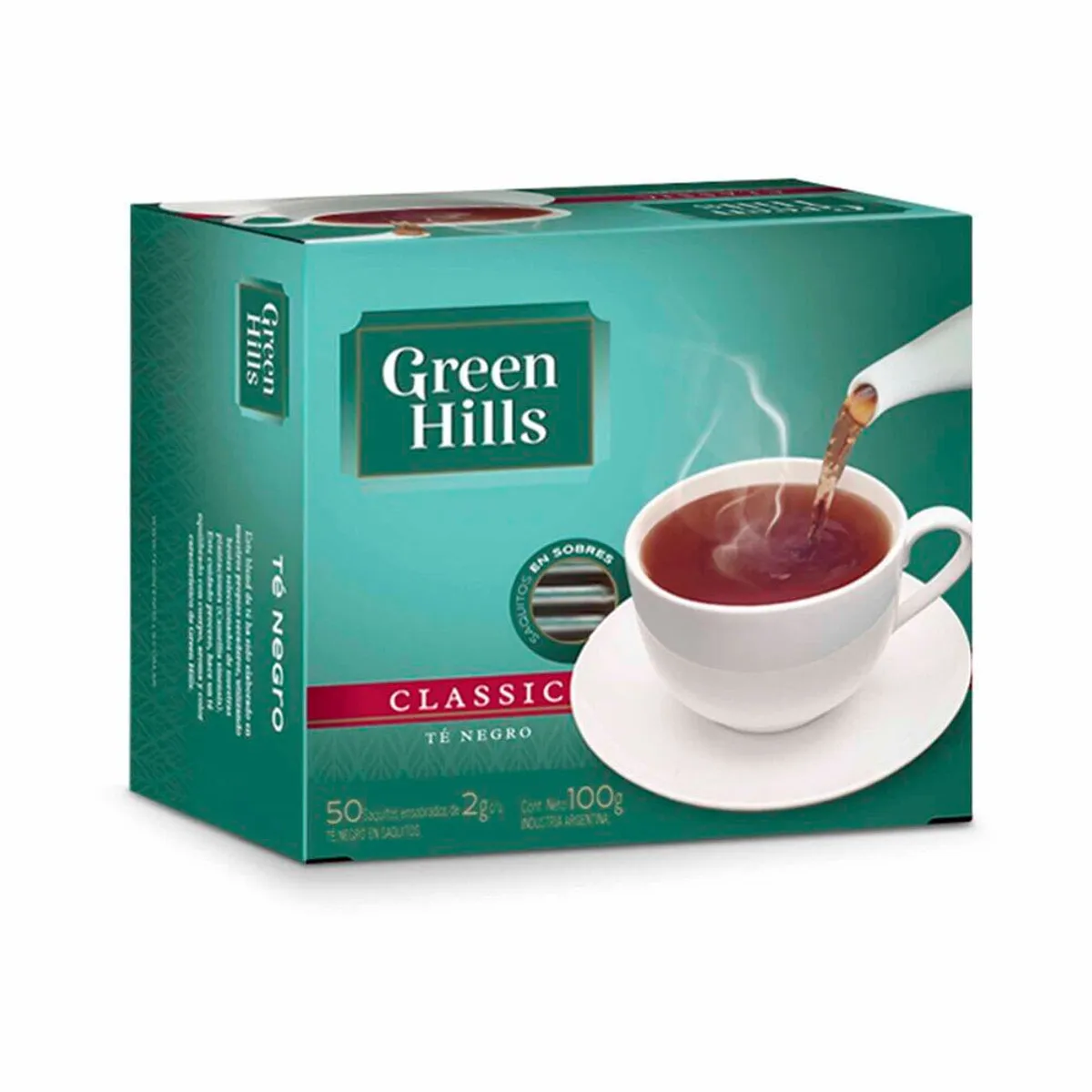 Té en saquitos Green Hills 50 u.