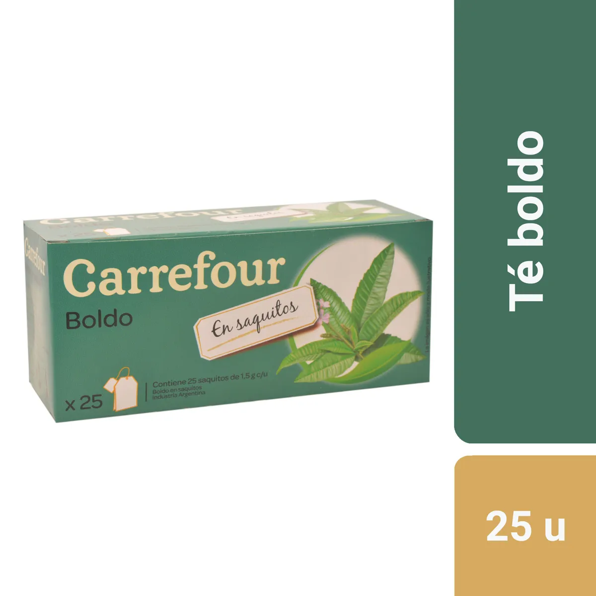 Té de boldo en saquitos Carrefour 25 u.