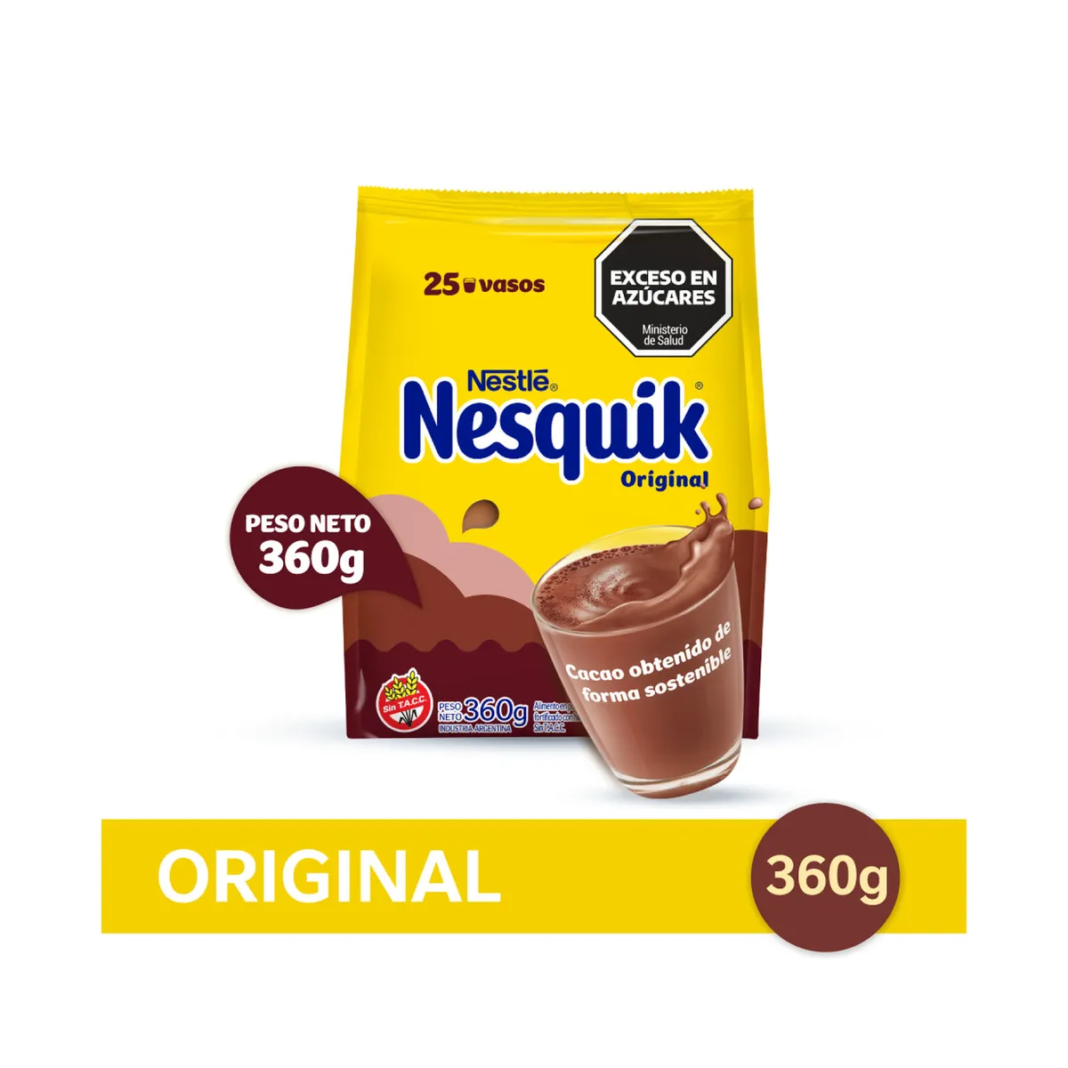 Nesquik original cacao en polvo 360 grs