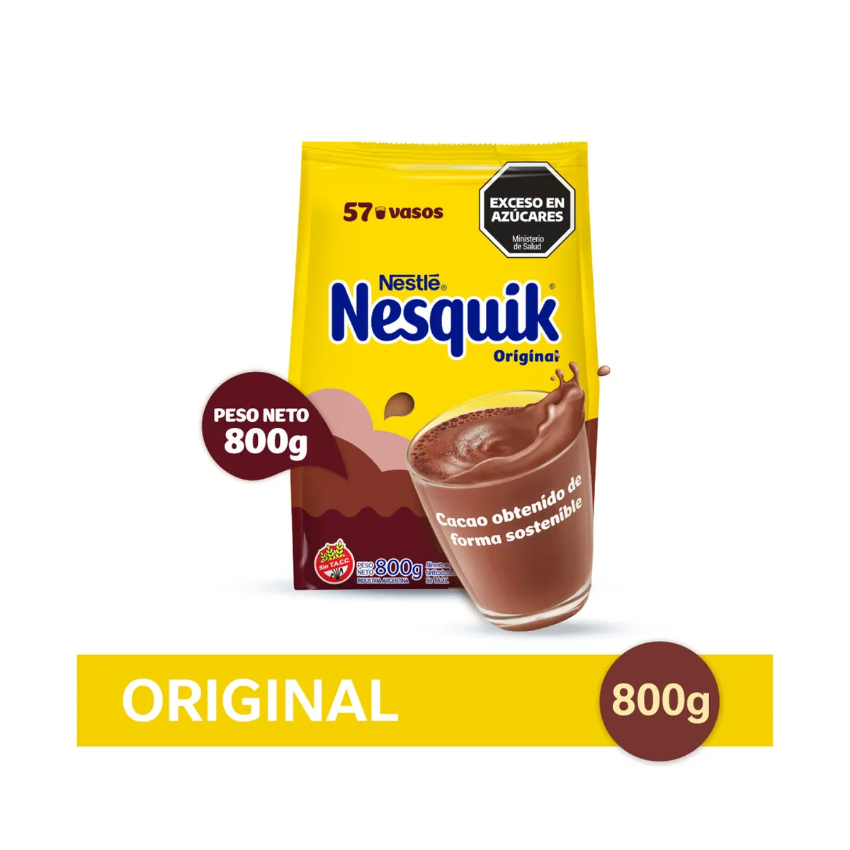 Nesquik original cacao en polvo 800 grs