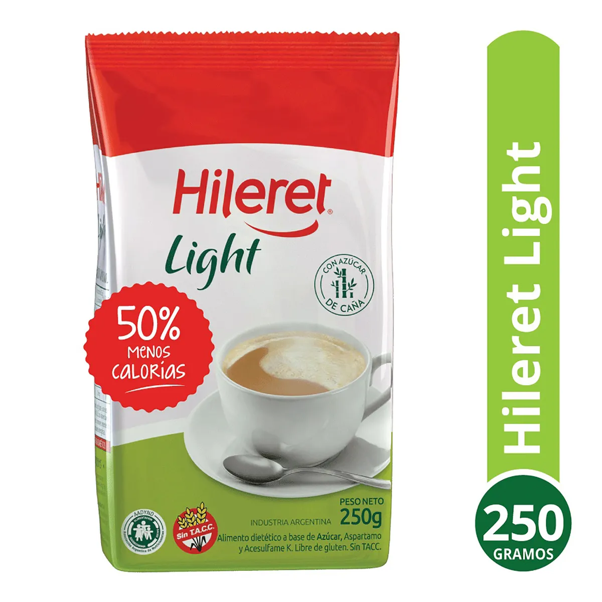 Azúcar Hileret light 250 g.