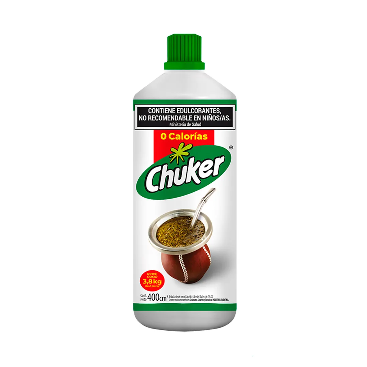 Edulcorante líquido Chuker clásico 400 g.