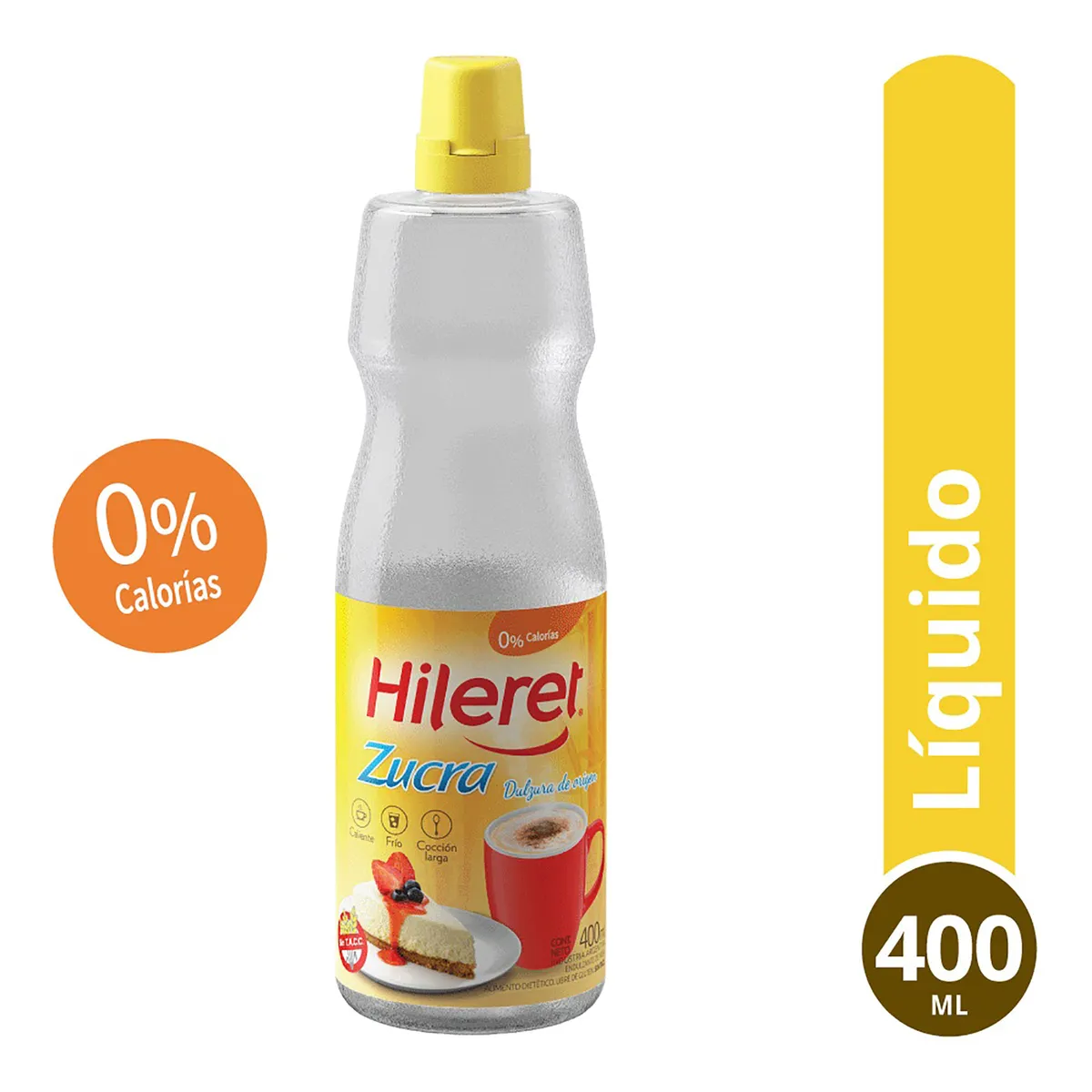 Edulcorante líquido Hileret Zucra 400 cc.