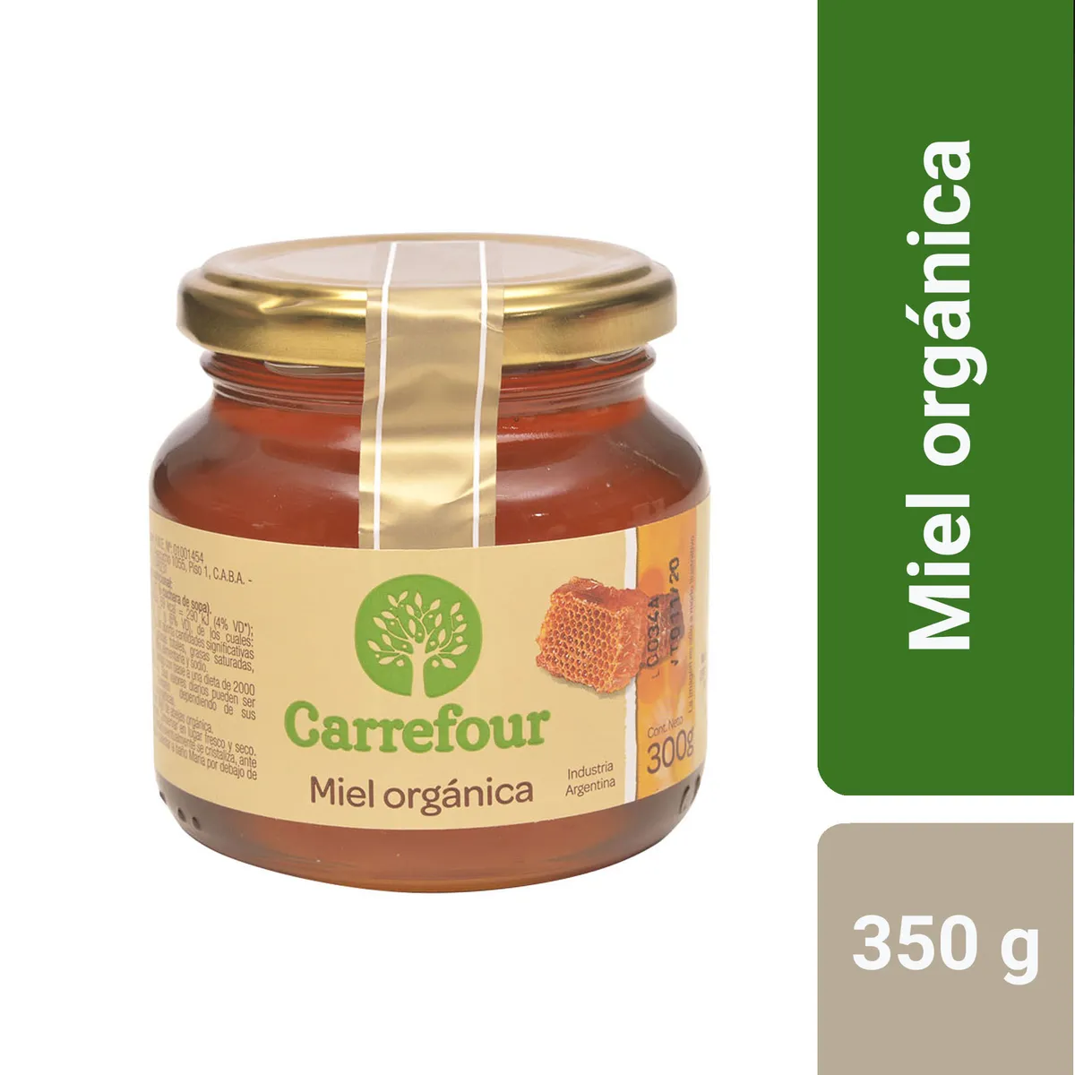 Miel Carrefour Bio orgánica 300 g.