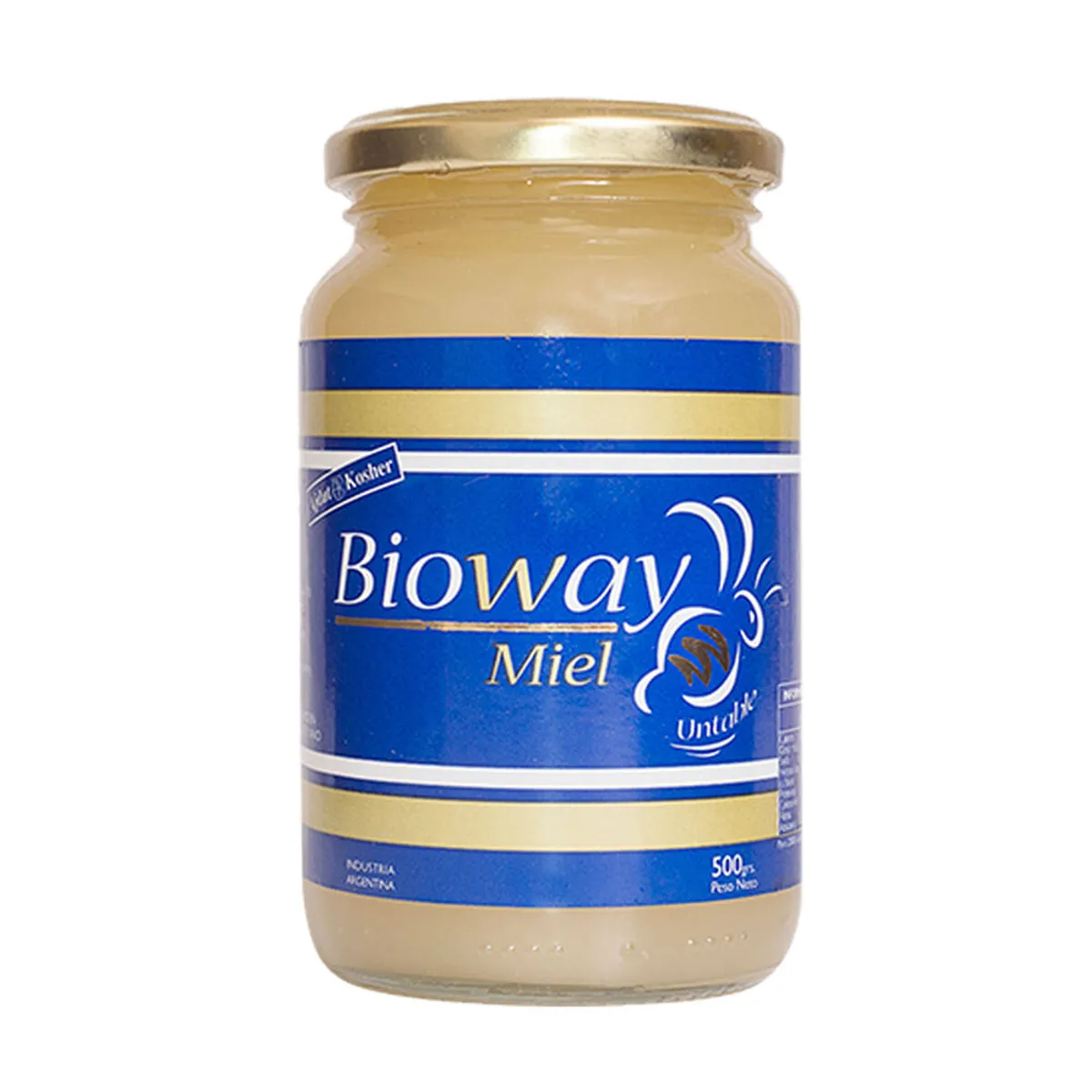 Miel untable Bioway frasco 450 g.