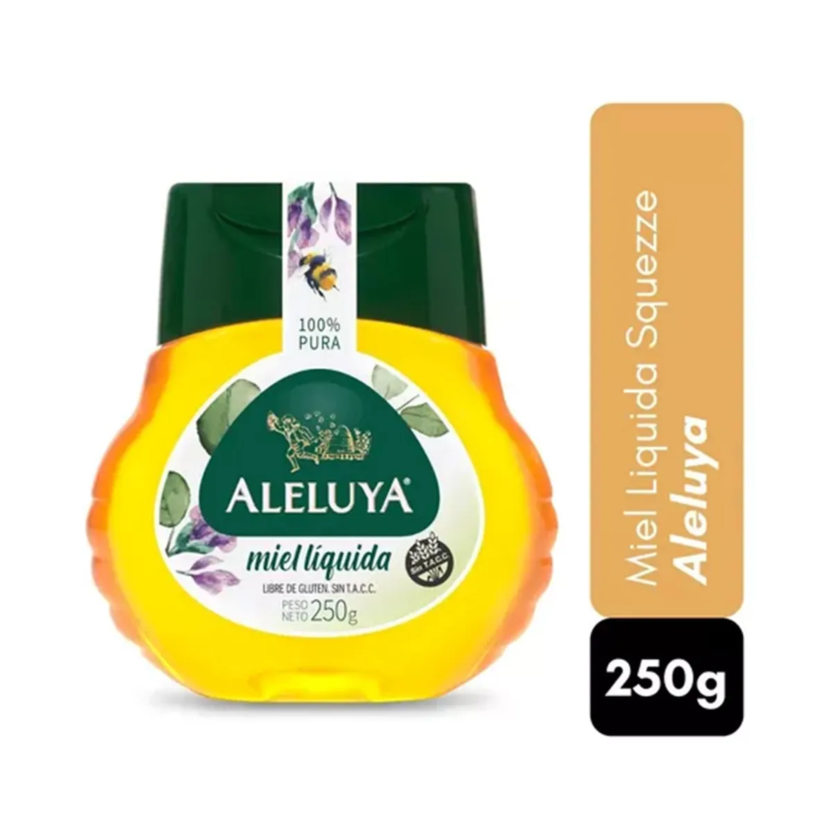 Miel orgánica líquida Aleluya sin tacc 250 grs