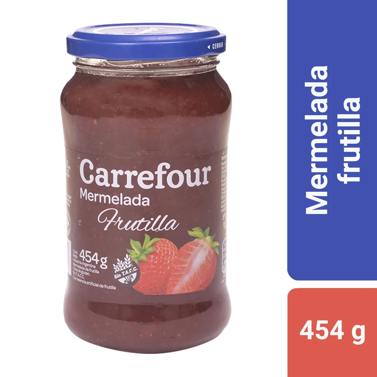 Mermelada Carrefour frutilla 454 g.