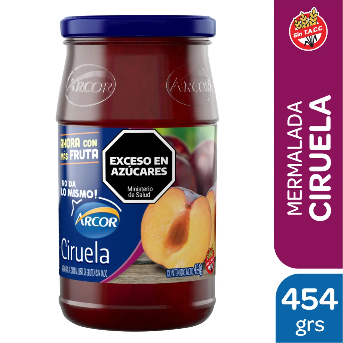 Mermelada Arcor de ciruela 454 g.