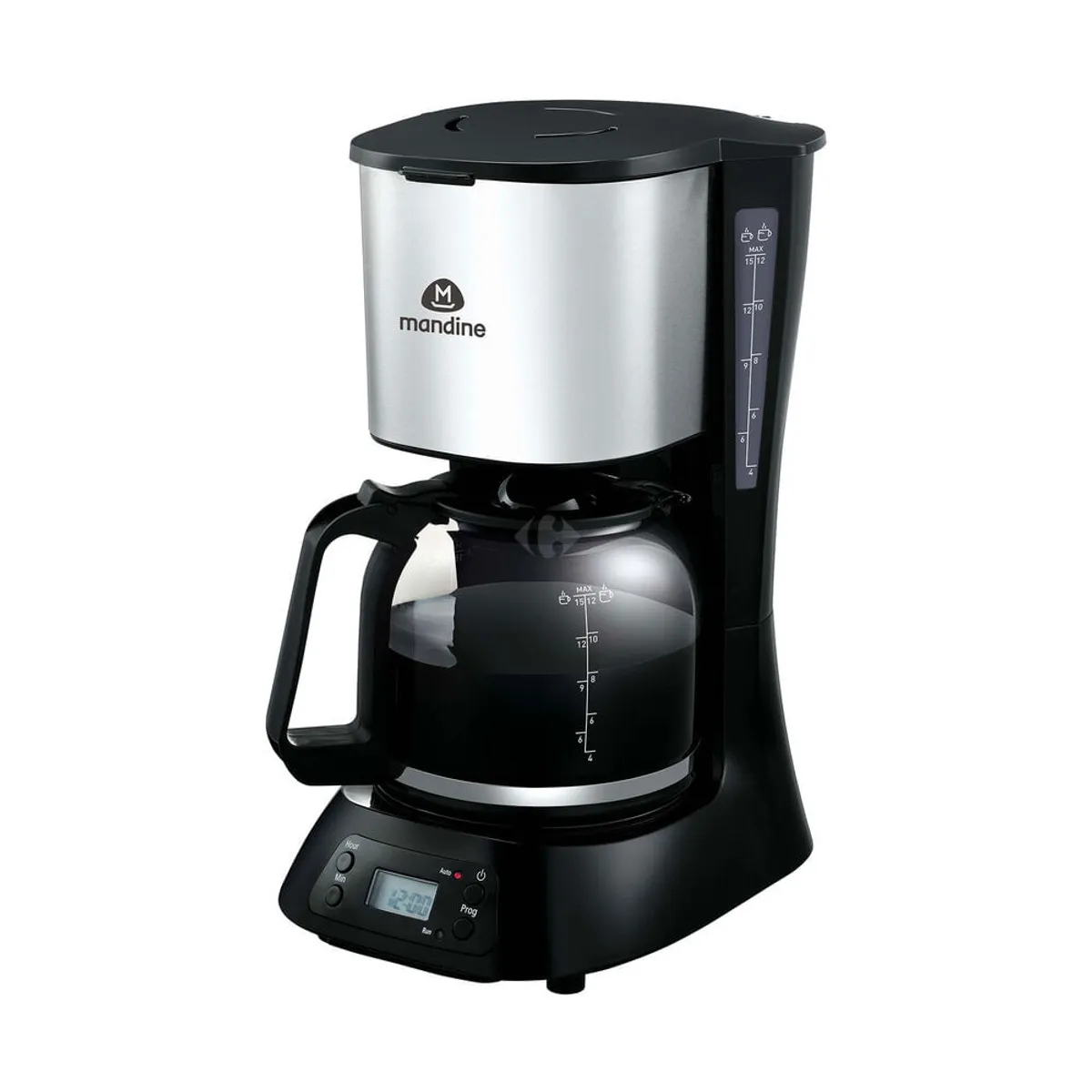 Cafetera de filtro Mandine digital MCM800T- negra