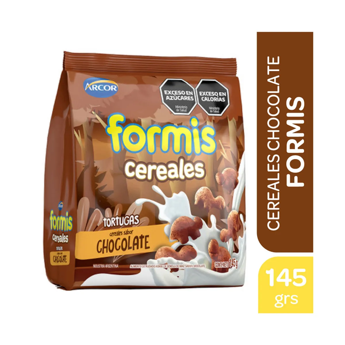 Cereales de chocolate Arcor formis 145 g.