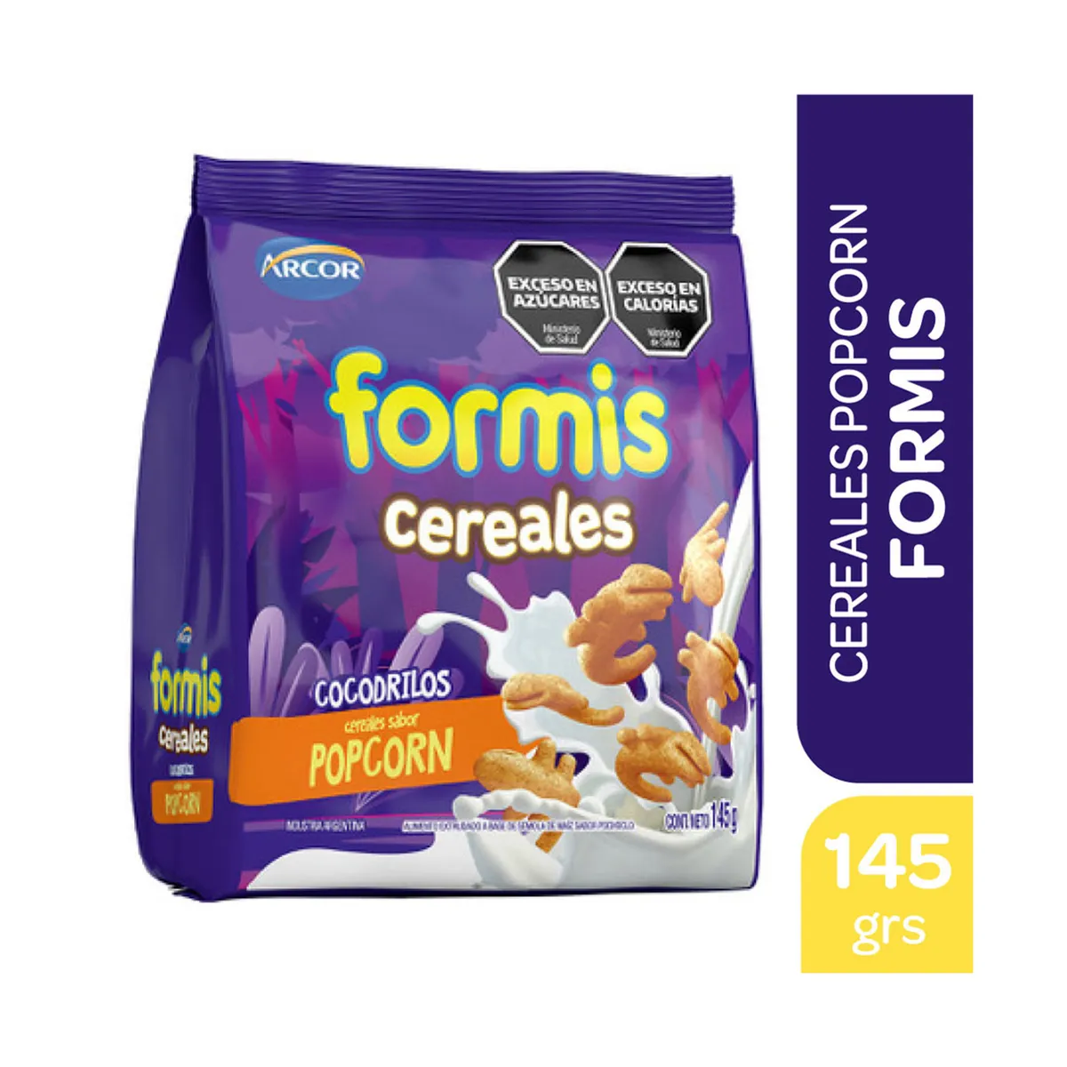 Cereales popcorn Arcor formis 145 g.