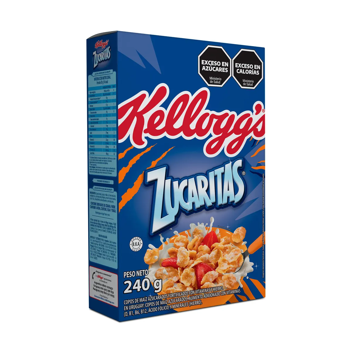 Copos de maíz Zucaritas azúcarados 240 g.