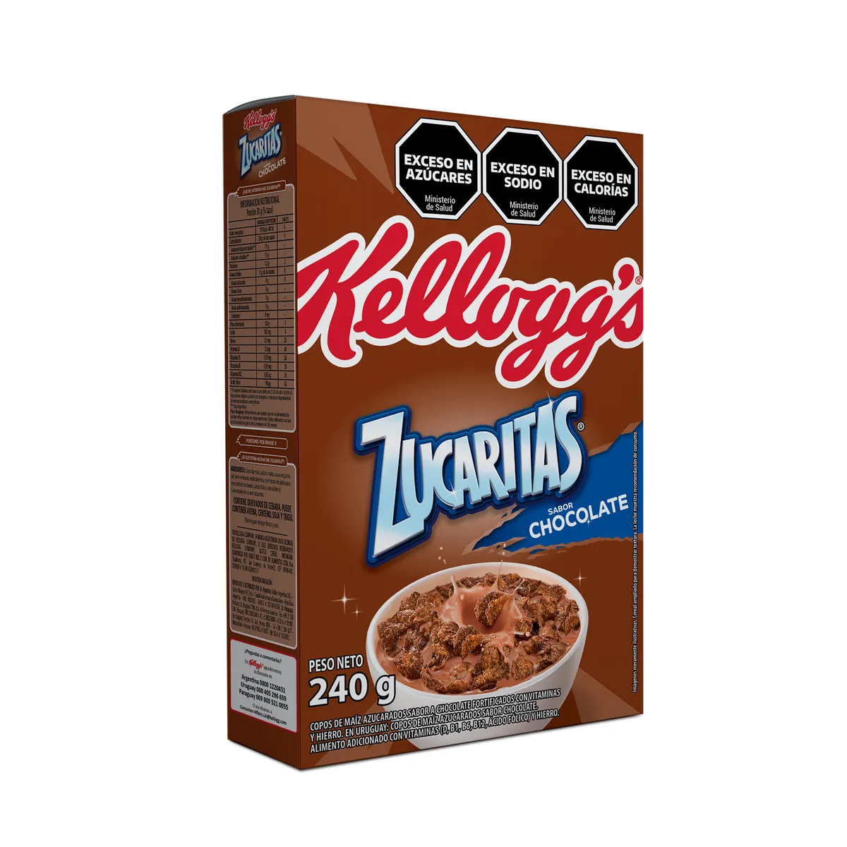 Copos de cereal Zucaritas de chocolate 240 g.