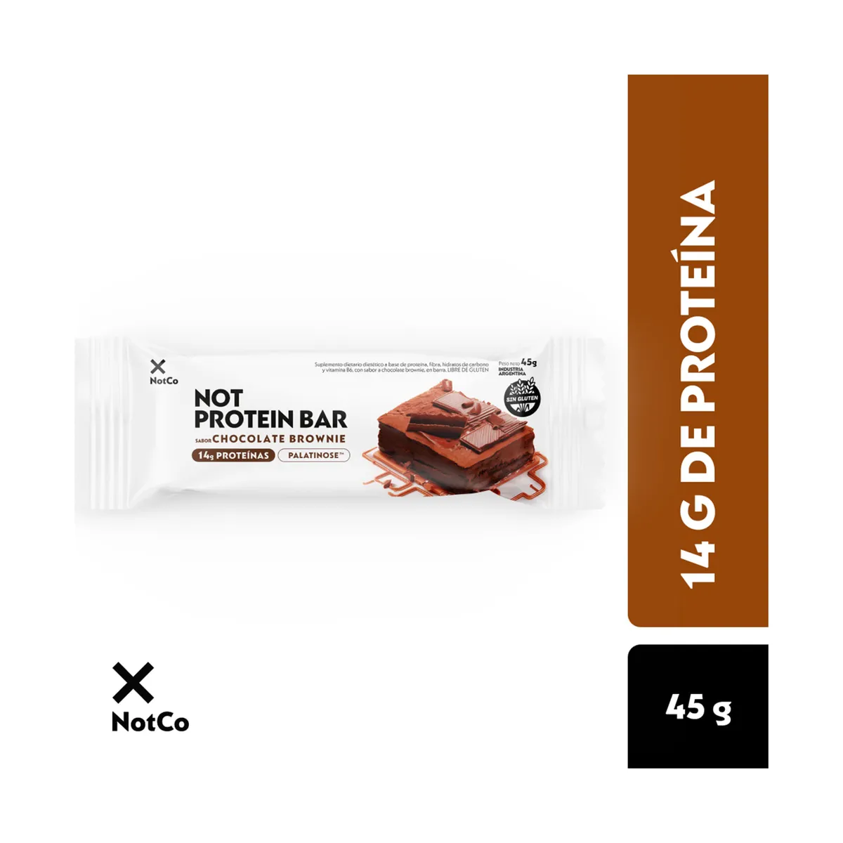 Barra proteica Not Protein chocolate 45 grs