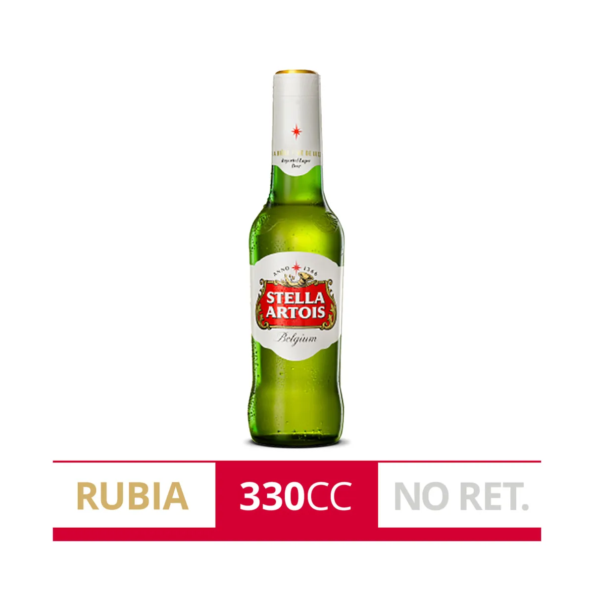Cerveza blanca Stella Artois 330 ml