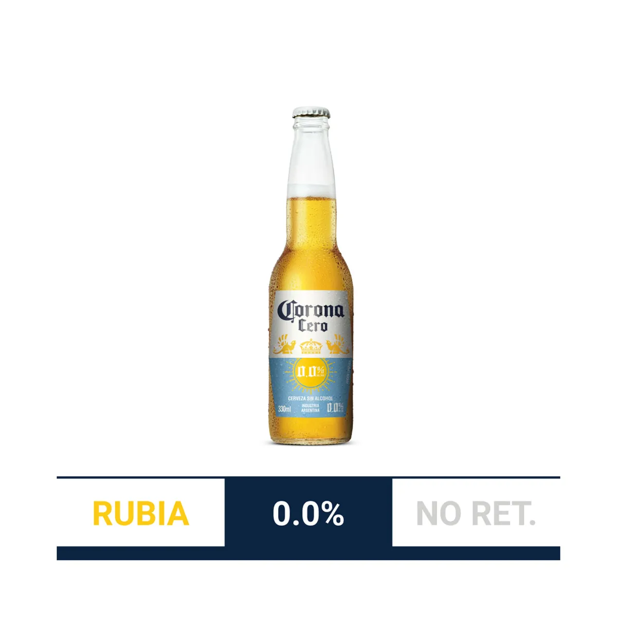 Cerveza blanca sin alcohol Corona 0.0 330 ml