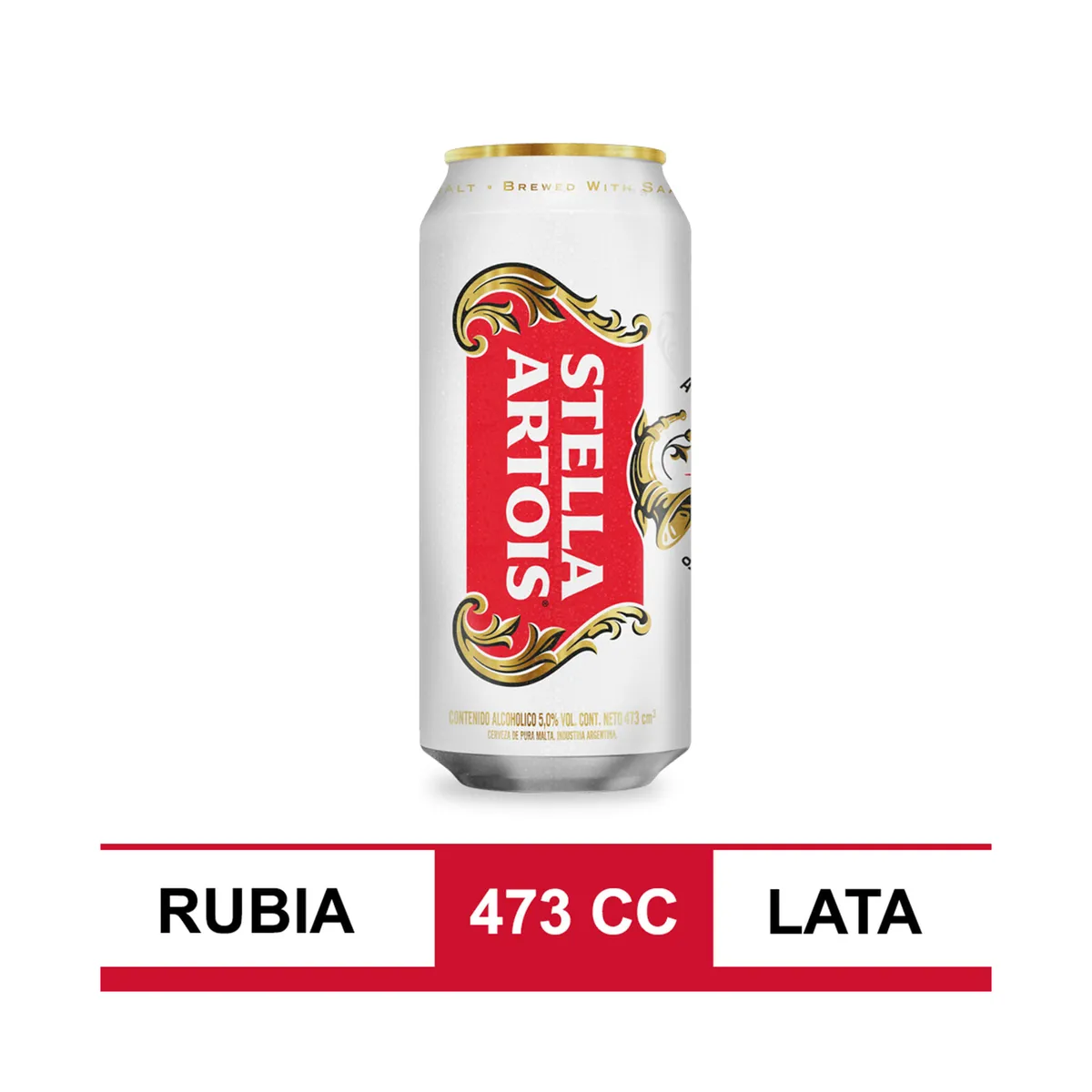 Cerveza blanca Stella Artois 473 ml
