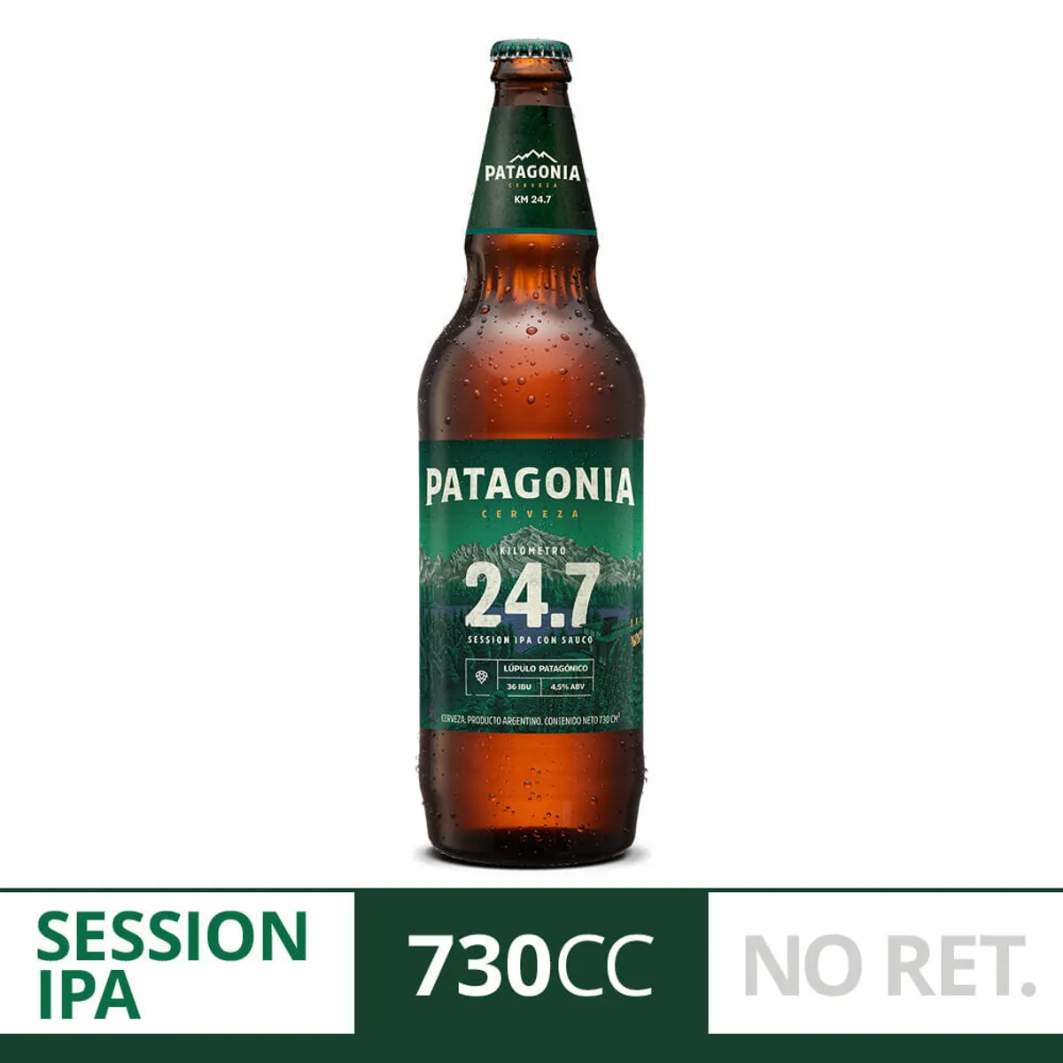 Cervexa rubia Patagonia 24.7 Ipa con Sauco 730 ml